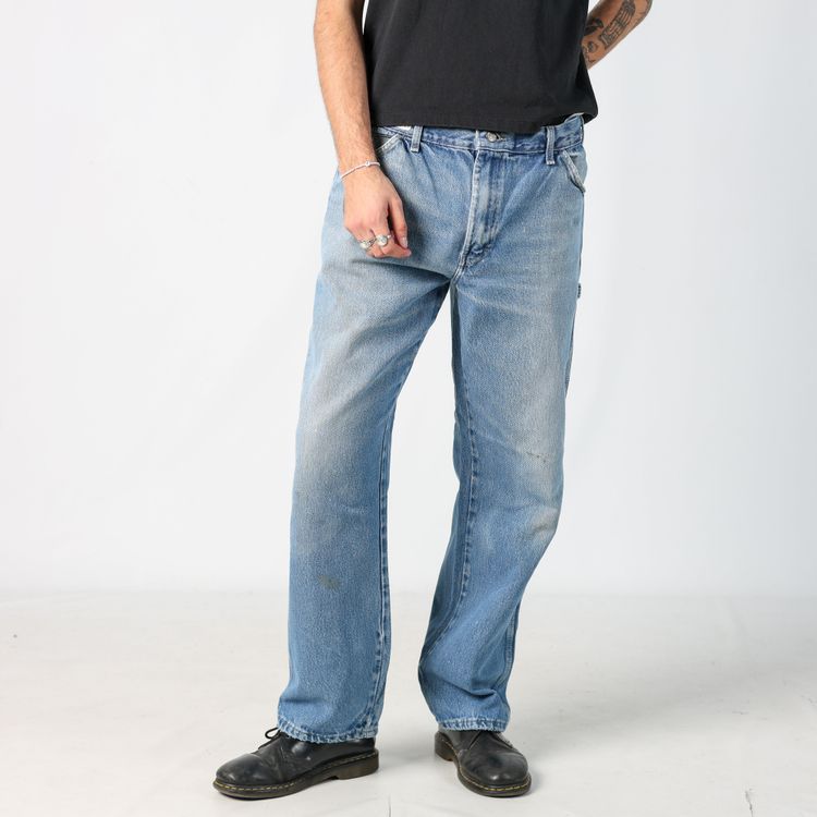 Blue y2ks Dickies Denim Carpenter Jeans (36x32) 5