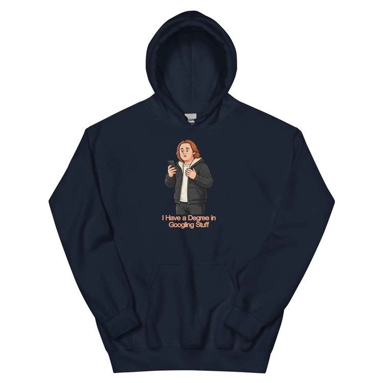 Funny Lewis Capaldi Hoodie I Have A Degree in Googling Stuff Alcyone213k 3