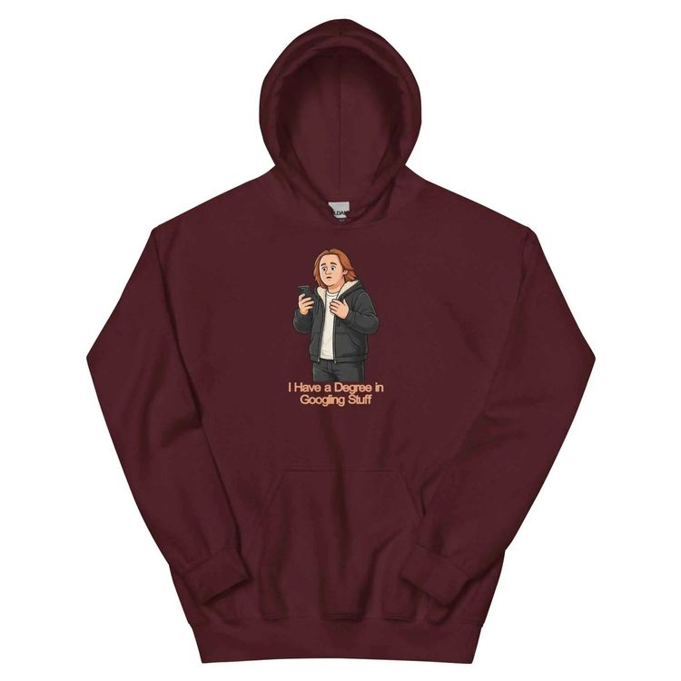 Funny Lewis Capaldi Hoodie I Have A Degree in Googling Stuff Alcyone213k 5