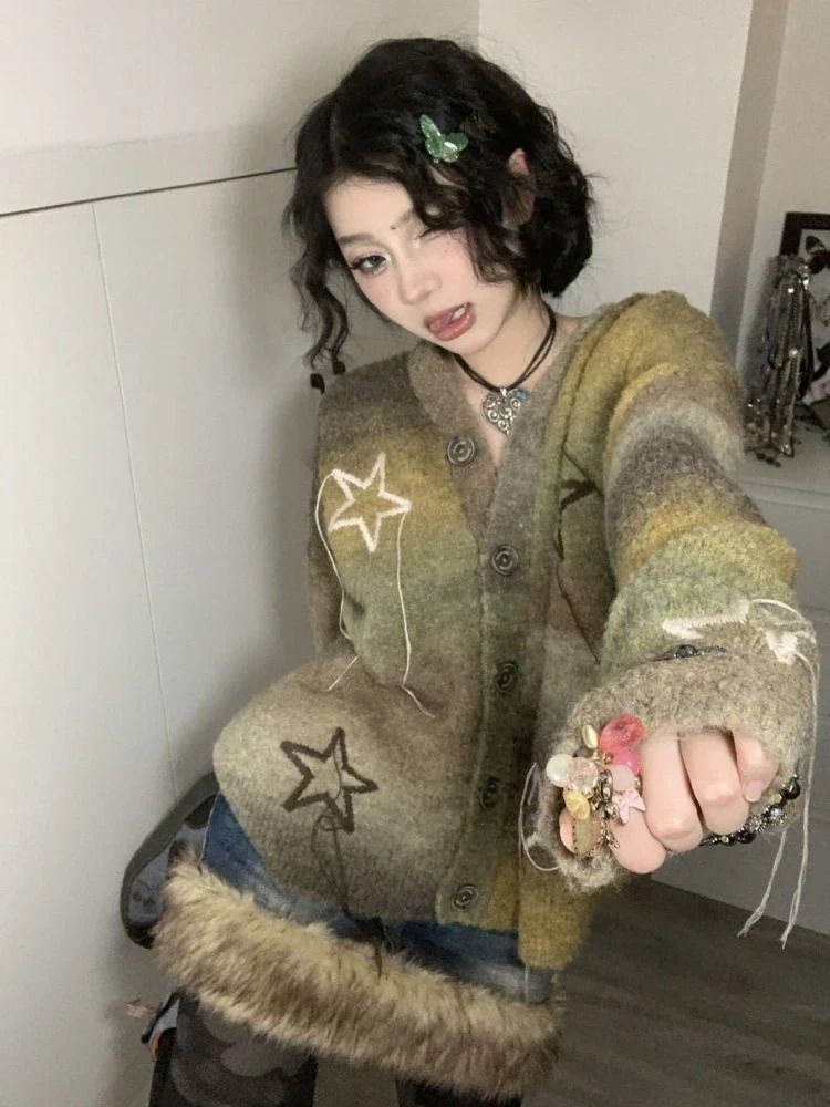Button-Up Cardigan Sweater imagen 3