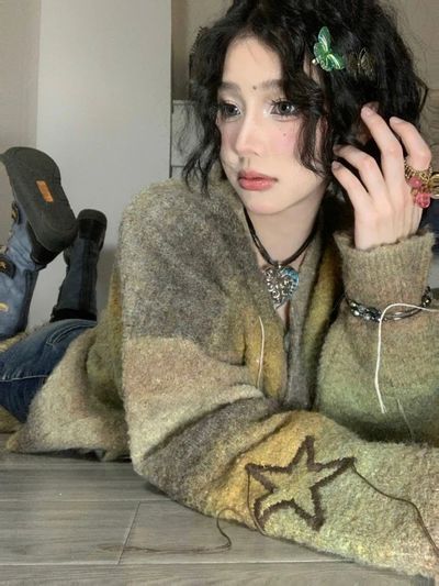 Button-Up Cardigan Sweater