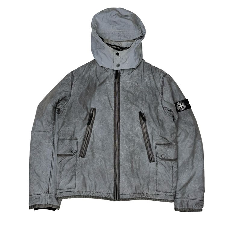 Stone Island Liquid Reflective 2012 Fleece Lined Jacket - Large image 1