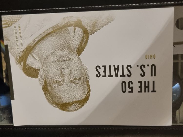 Framed Commemorative $100 Bill Art 3