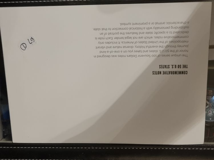 Framed Commemorative $100 Bill Art 4