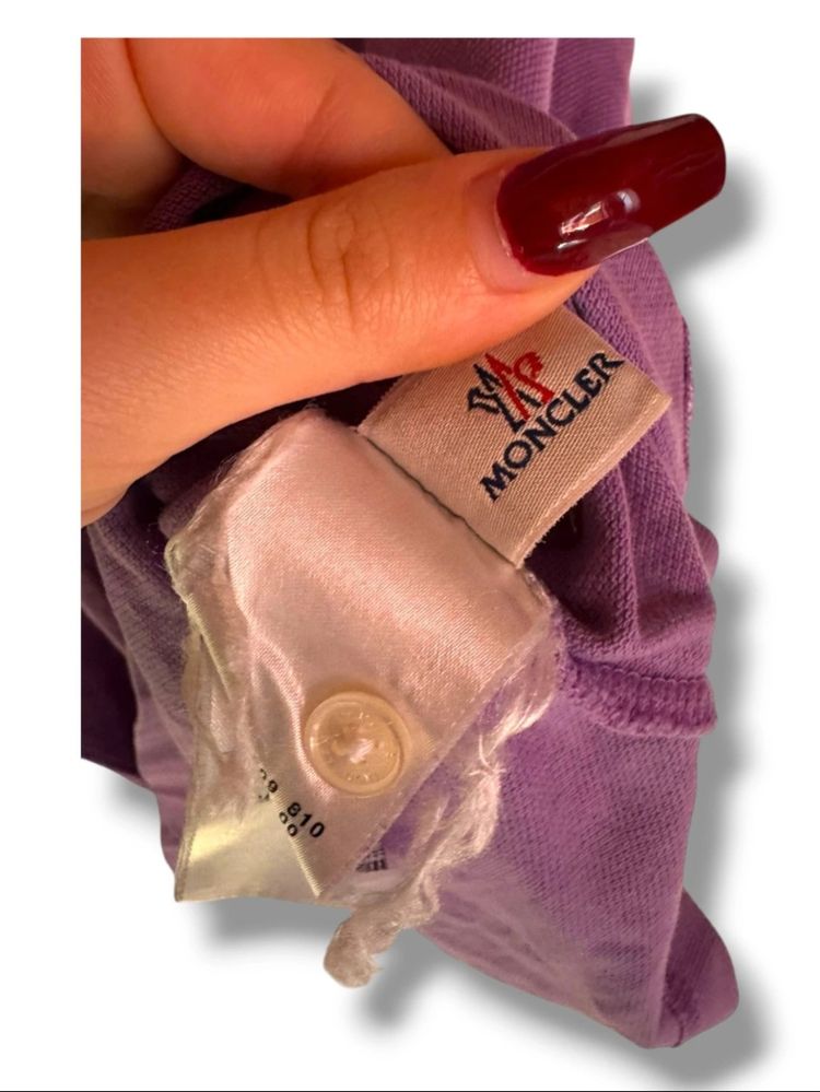 Moncler Purple Polo Shirt 5