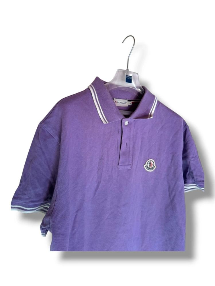 Moncler Purple Polo Shirt 2