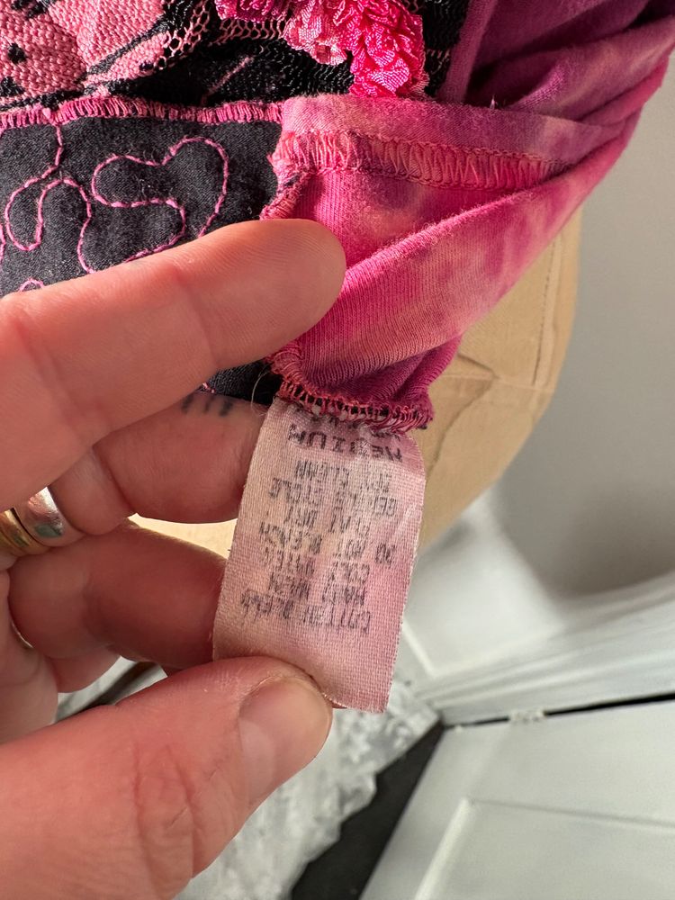 Y2K  Pink Floral Textured Tank Top image 6