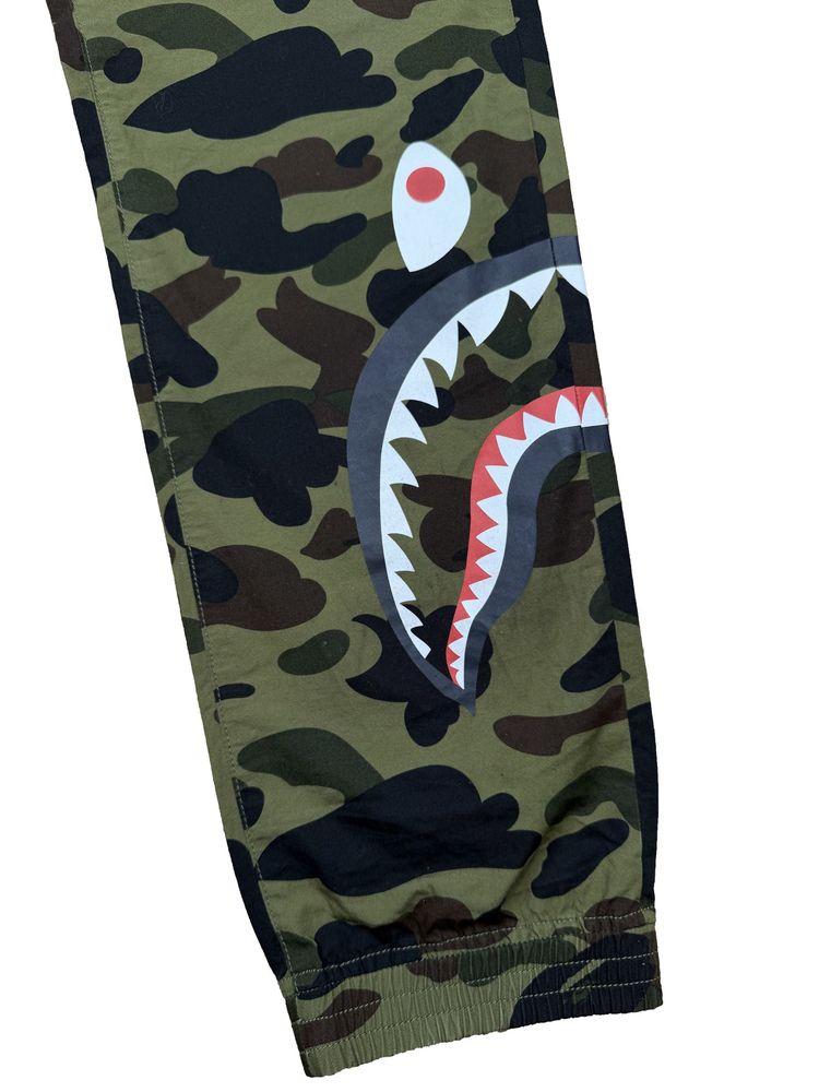 Bape Camo Shark Print Trousers image 10