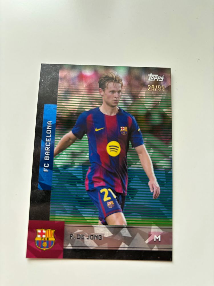 Topps  De jong /99