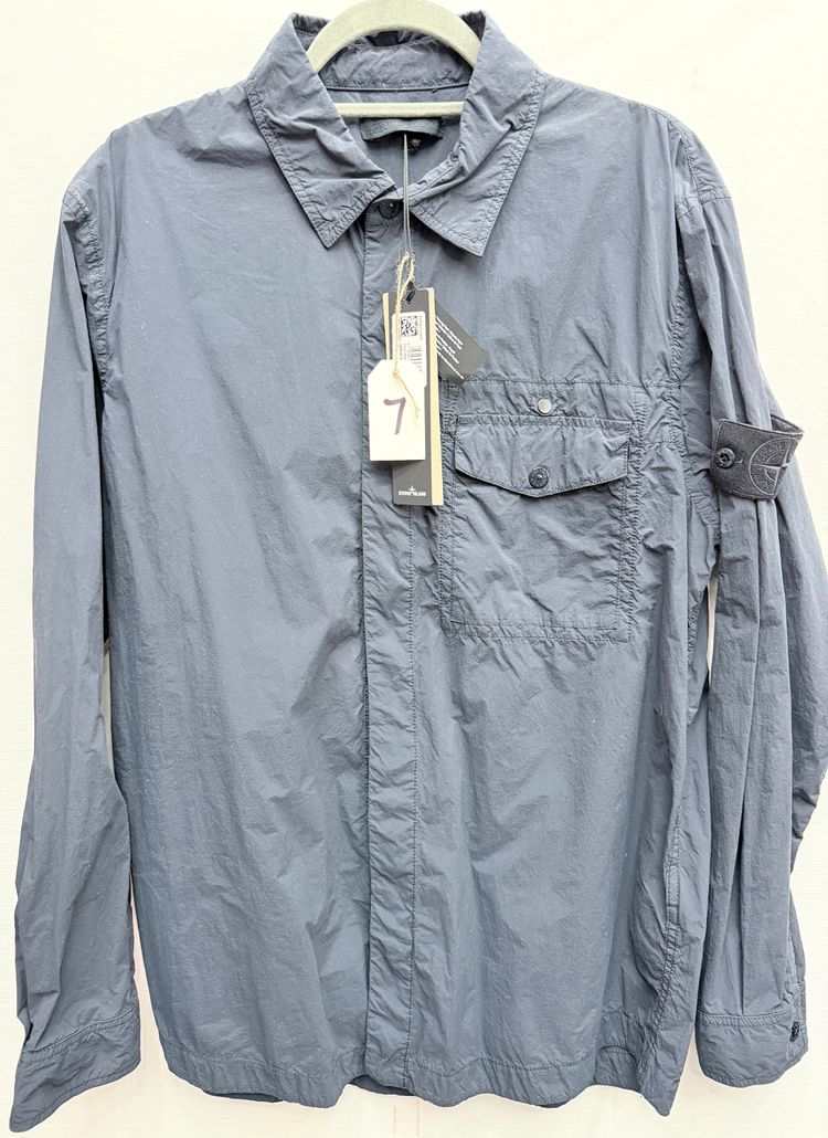 Stone Island Long Sleeve Overshirt Navy RRP£599.00