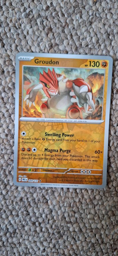 Groudon Pokémon Card