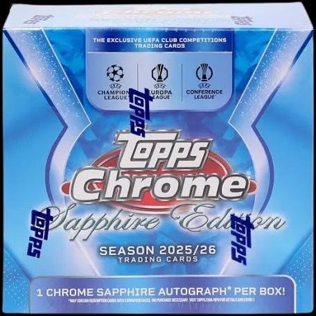 B76 - 1 SPOT - X1 Topps Chrome Sapphire Edition Trading Cards