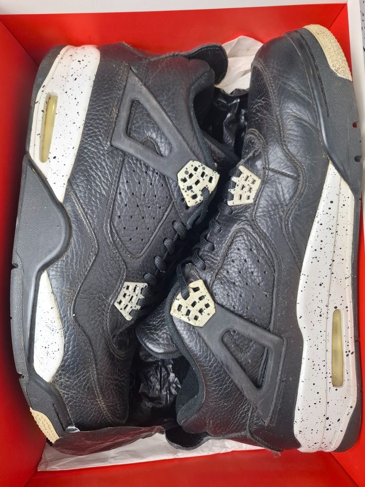 Jordan 4 black oreo  uk 11  2016 (worn og box)