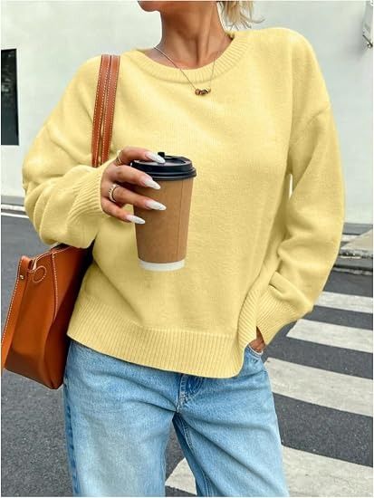 Yellow Knit Sweater obraz 5