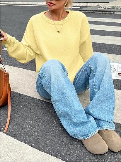 Yellow Knit Sweater obraz 3