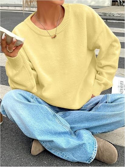 Yellow Knit Sweater obraz 2