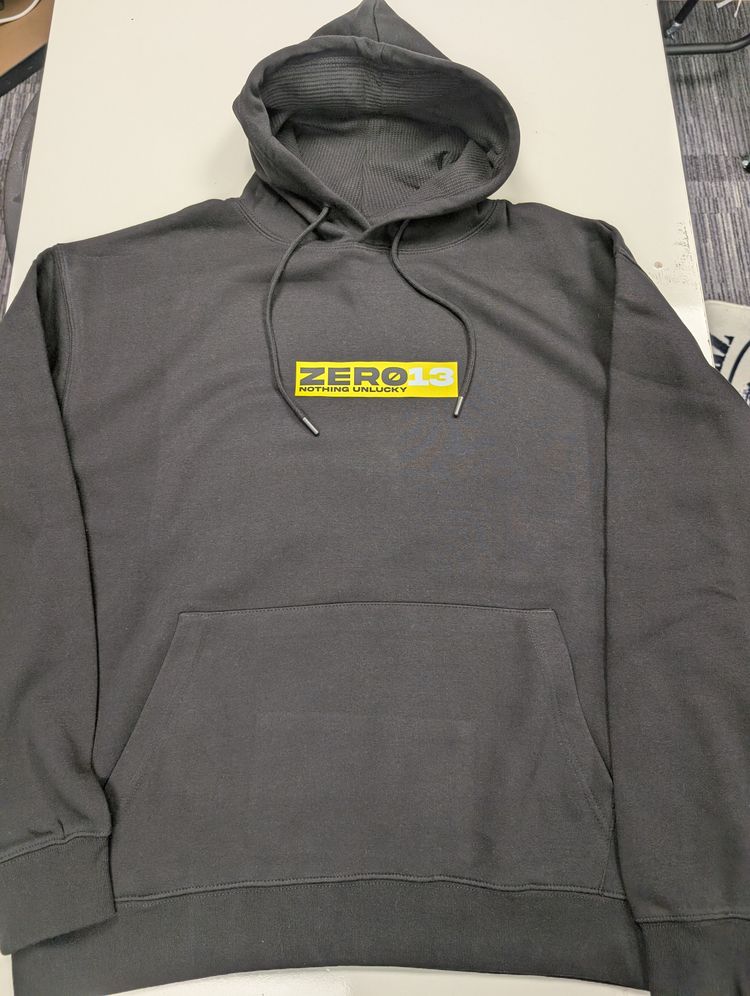 Zero13 Trust Yourself Black Hoodie, new, all sizes  image 2