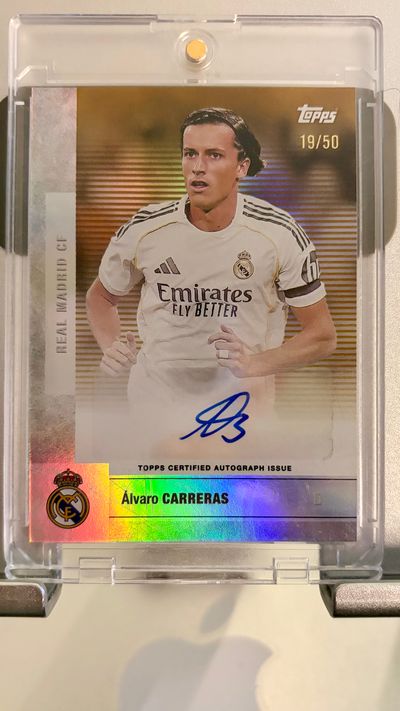 Topps Álvaro Carreras auto /50