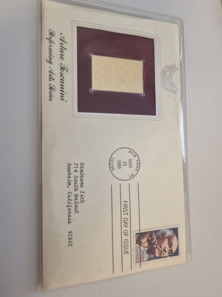 Arturo Toscanini Performing Arts Series Stamp Collection