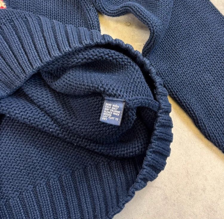 Vintage Polo Ralph Lauren flag knit jumper image 5