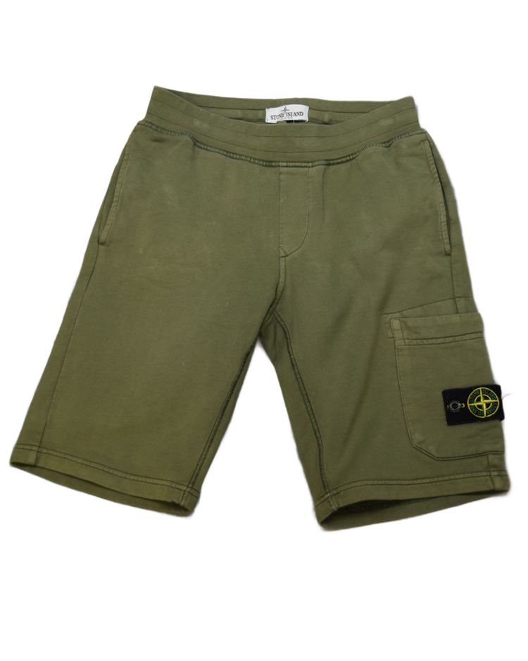 Stone Island Kids Jogger Shorts Green image 1