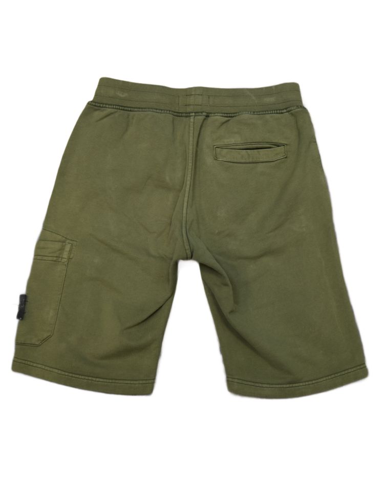 Stone Island Kids Jogger Shorts Green image 6