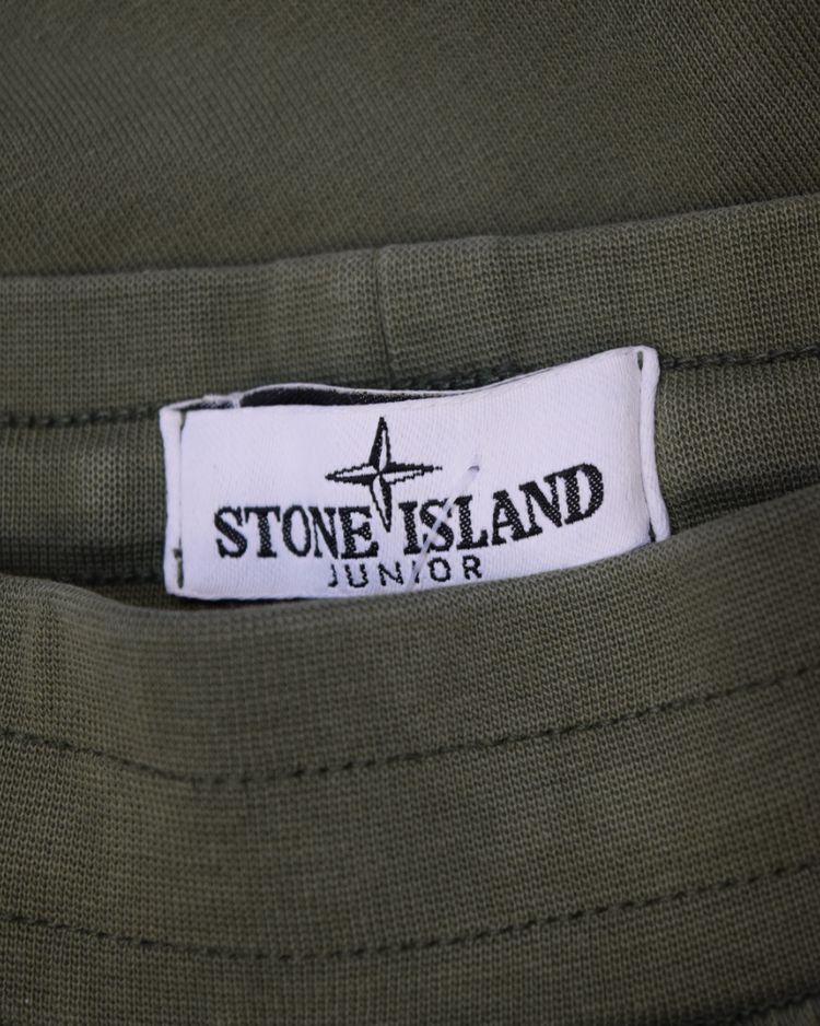 Stone Island Kids Jogger Shorts Green image 3