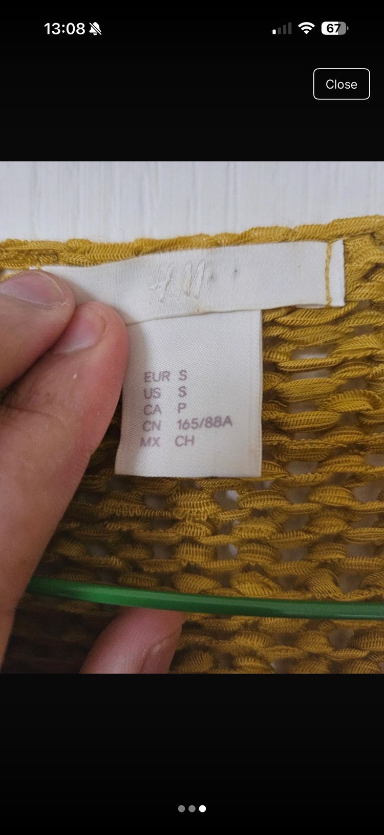H&M Yellow Knitted Sweater 3