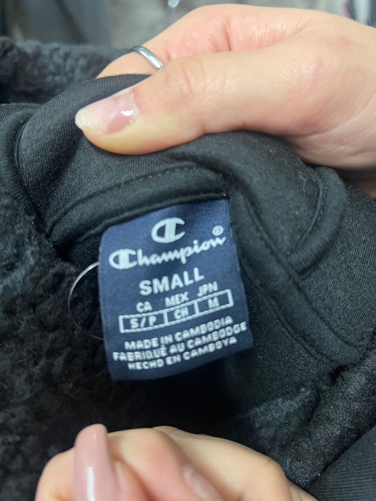 Immagine di Champion Black Fleece Hoodie 4