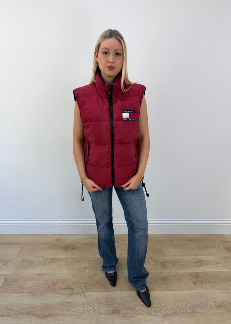 Immagine di medium tommy hilfiger reversible puffer gilet 1