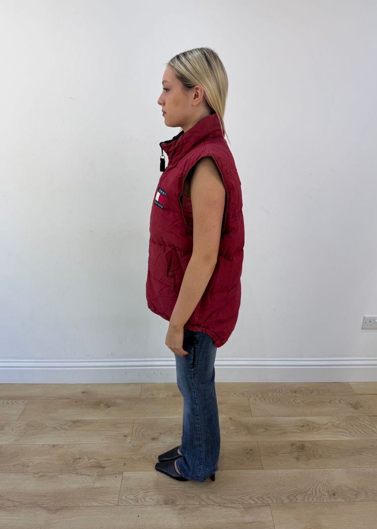 medium tommy hilfiger reversible puffer gilet imagen 2