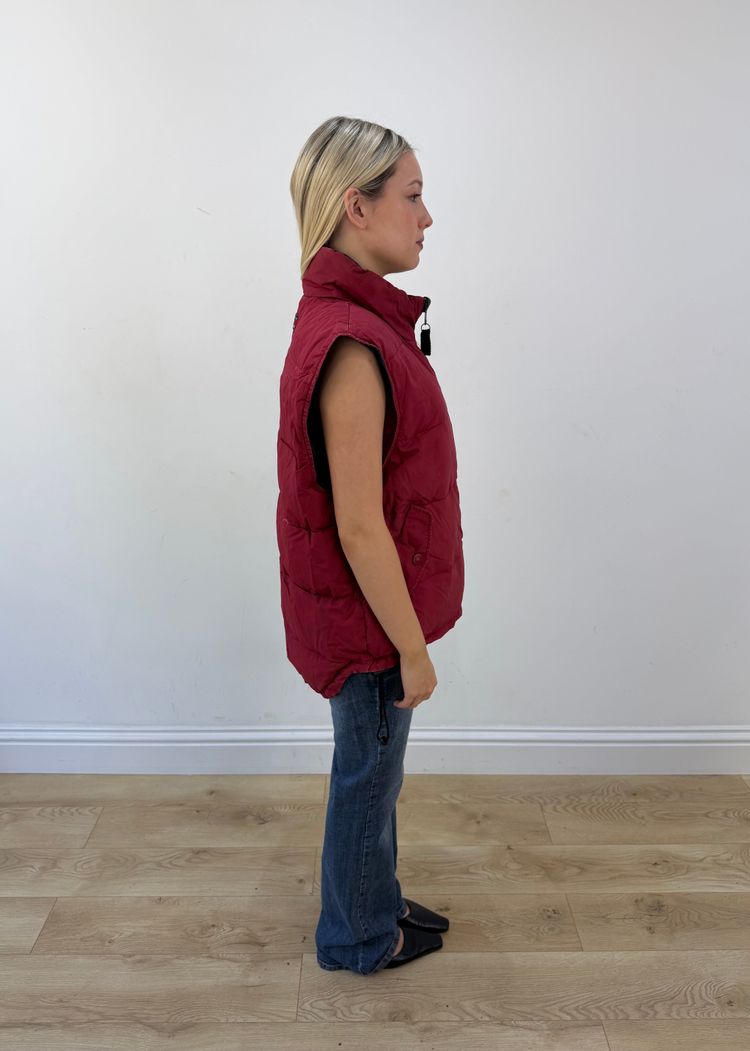 medium tommy hilfiger reversible puffer gilet imagen 3