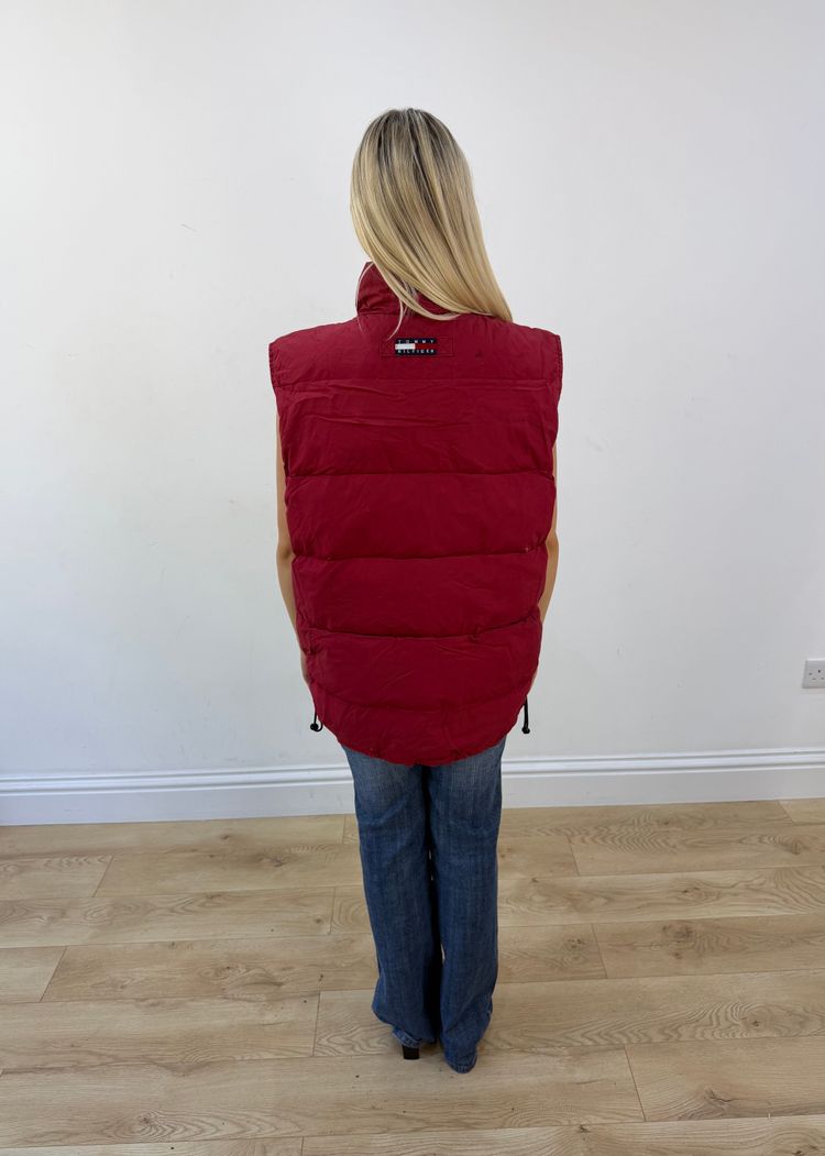 medium tommy hilfiger reversible puffer gilet imagen 8
