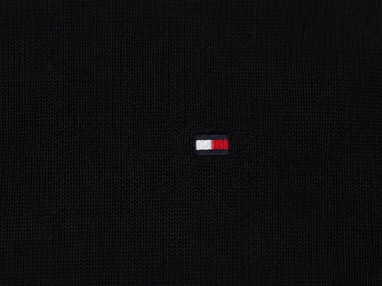 Tommy Hilfiger Black V-Neck Sweater image 3