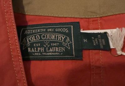 Ralph Lauren Polo Country Red Cotton Canvas Vest 6