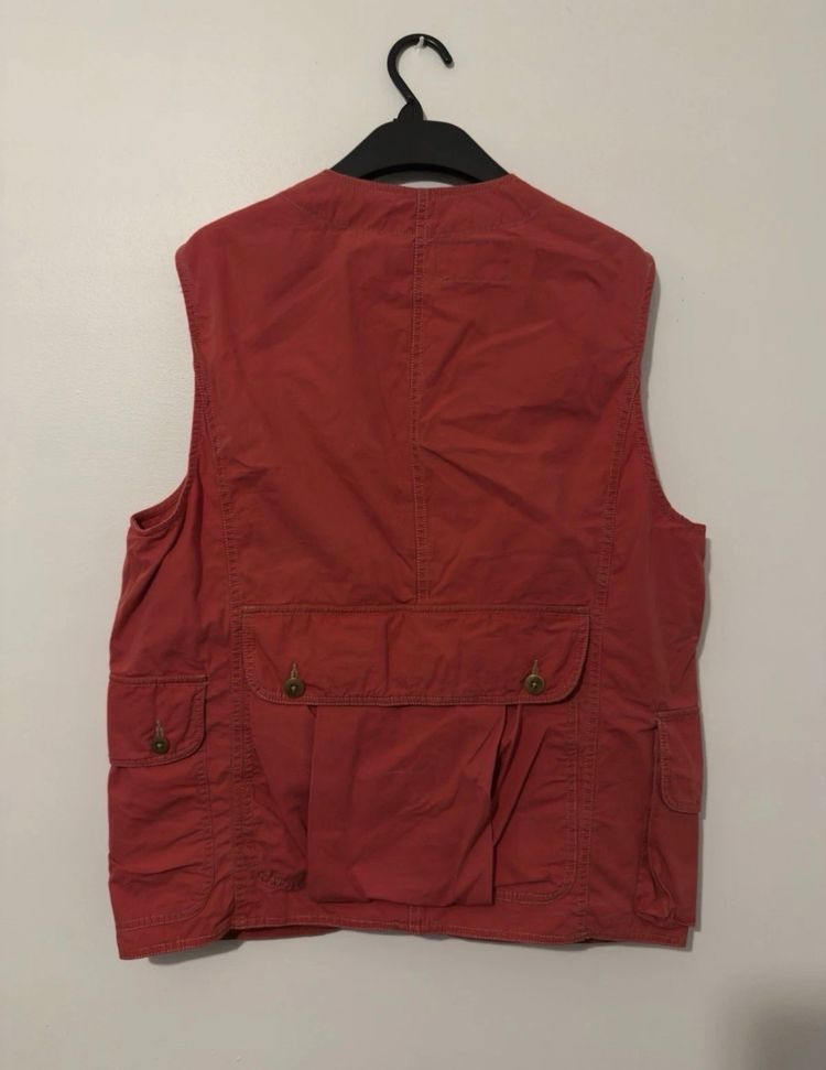 Ralph Lauren Polo Country Red Cotton Canvas Vest 5