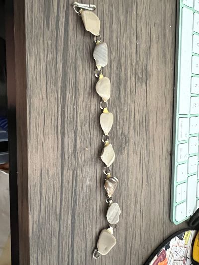 Striped flint Link Bracelet