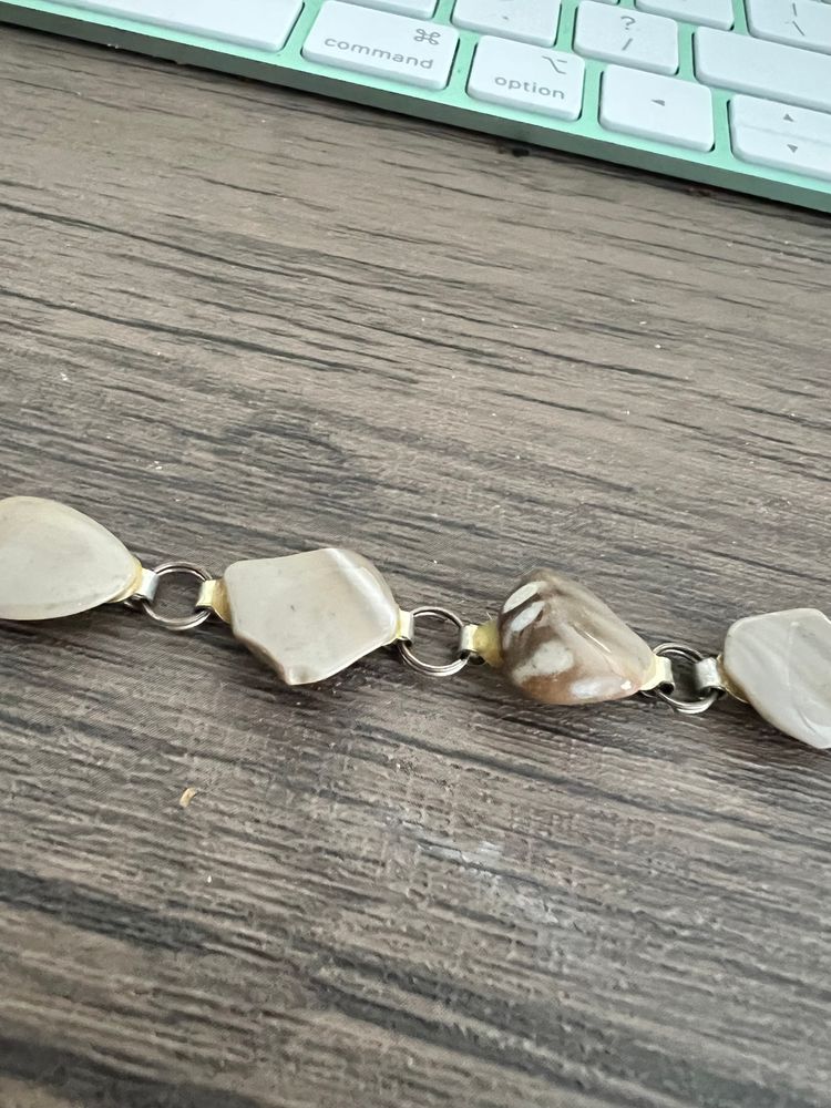 Striped flint  Link Bracelet image 3