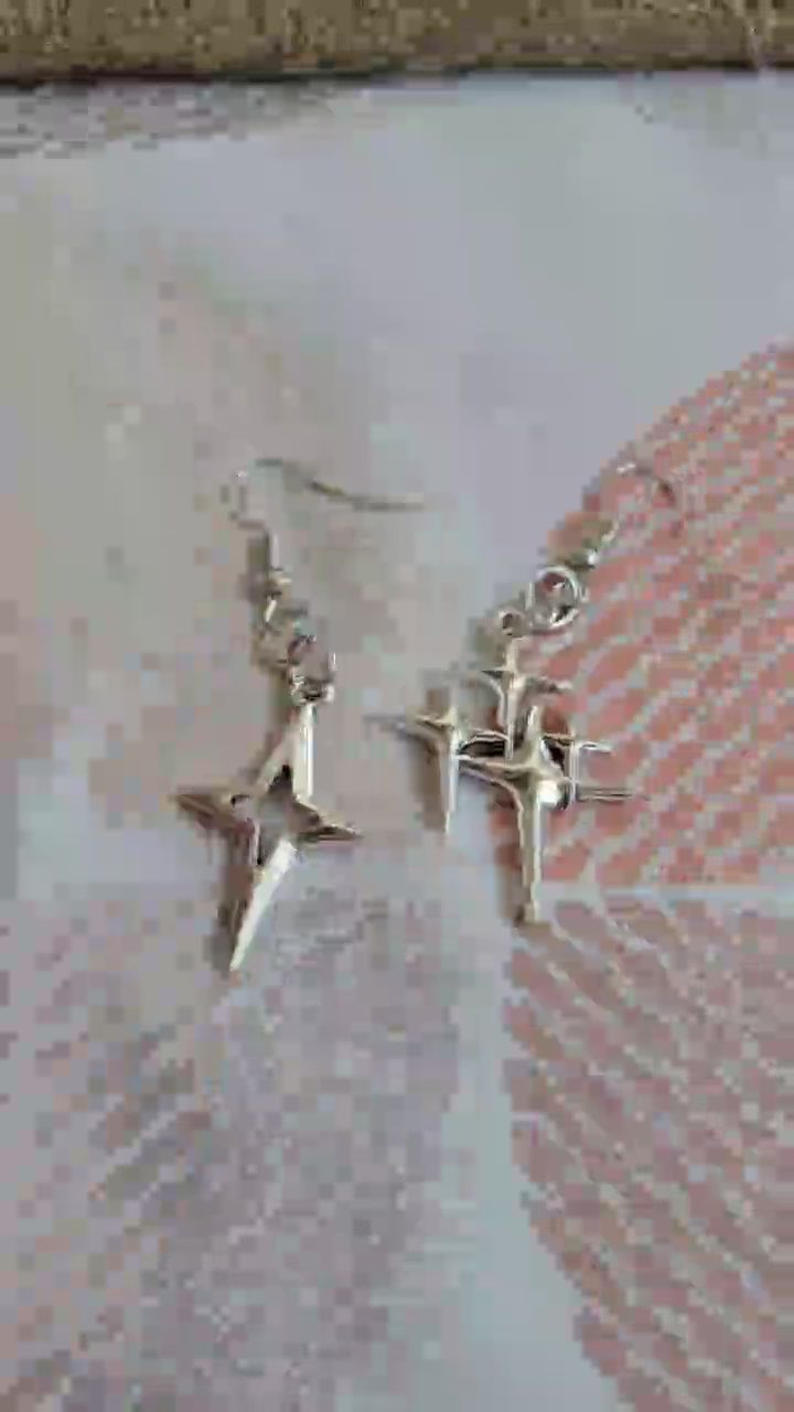 Immagine di Dangle  Star Earrings 1