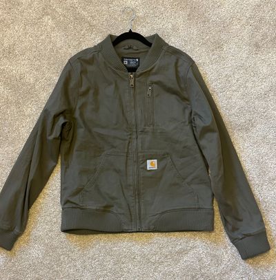 Carhartt Olive Green Bomber Jacket