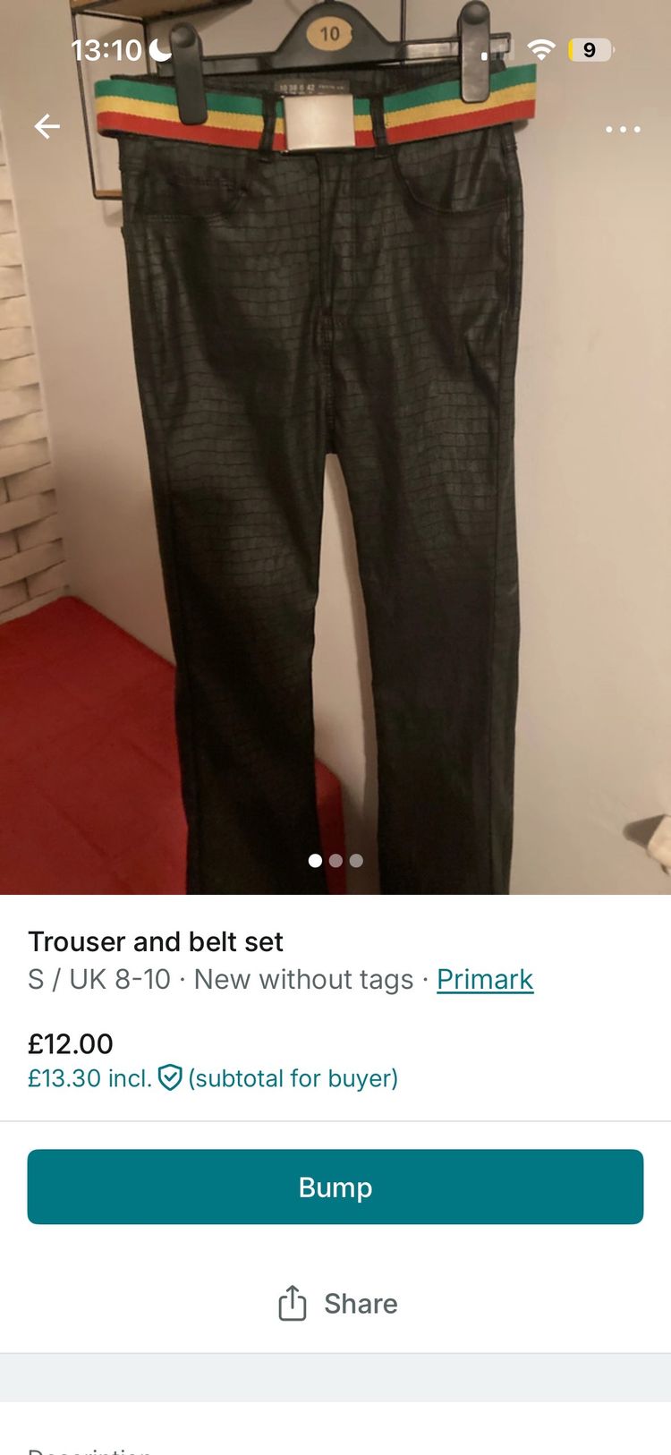 Primark Trouser And Belt Set product image