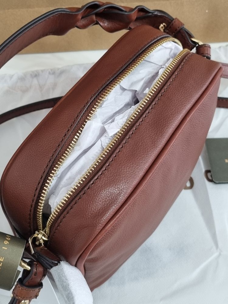 The Bridge Brown Leather Crossbody Bag image 6