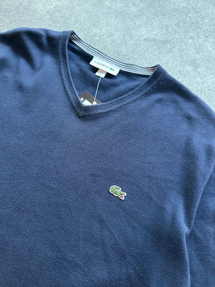 Lacoste Maglione Leggero/ Navy Blue Sweater (XL) obraz 2