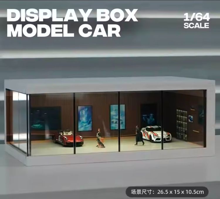 Display Showroom for Hot Wheels / Die Cast Cars with Lighting Box