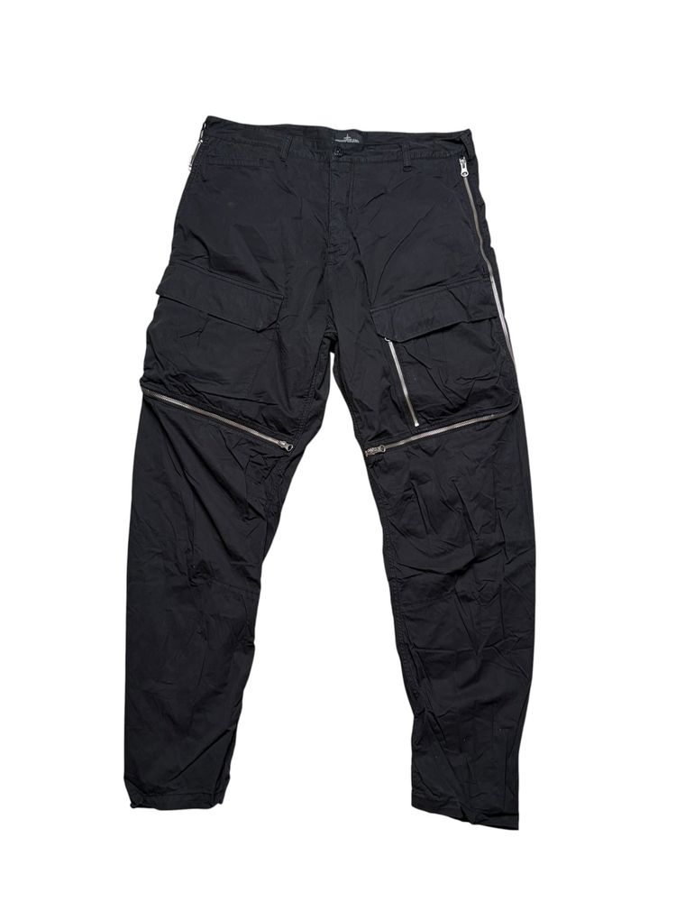 Stone Island tactical combat cargos badged
