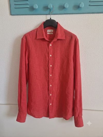 Sorbino Red Linen Shirt