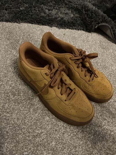 Brown suede Nike air force