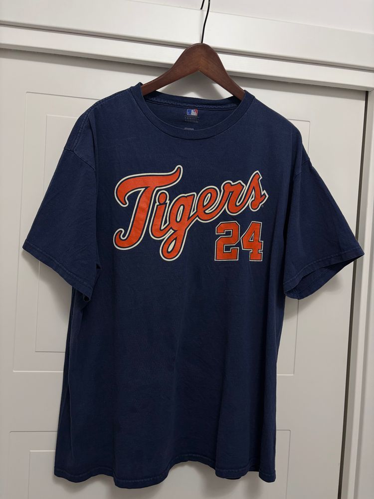 Navy Blue Tigers 24 Printed T-Shirt image 1