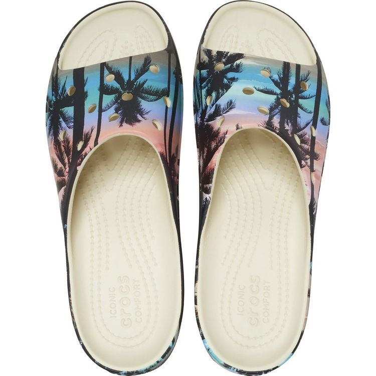 Immagine di Crocs Classic Summer Nostalgia Platform Slide Sandals 7