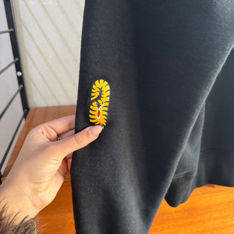 Bape Full Zip Shark Hoodie| Black | Large  P2P 21 image 3